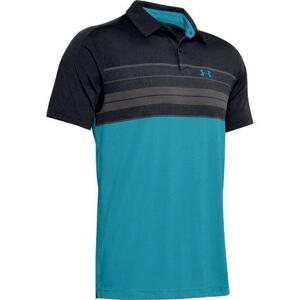 Under Armour Pánské triko s límečkem Vanish Chest Stripe Polo - velikost 3XL black S, Černá