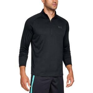 Under Armour Pánské triko Tech 2.0 1/2 Zip, Černá / šedá, S