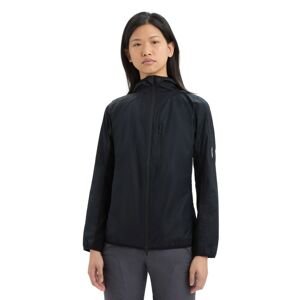 Dámská merino bunda ICEBREAKER Wmns Shell+ Cotton Windbreaker, Black velikost: M