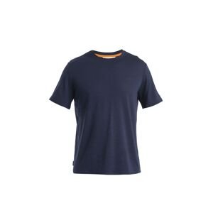 Pánské merino triko krátký rukáv ICEBREAKER Mens Merino Linen SS Tee, Midnight Navy velikost: XL