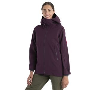 Dámská merino bunda ICEBREAKER Wmns Merino Shell+ Peak Hooded Jacket, Nightshade velikost: L