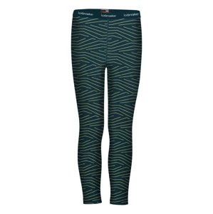 dětské merino spodky ICEBREAKER Kids 200 Oasis Leggings Napasoq Lines, NIGHTFALL velikost: 5