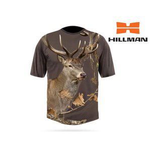 HILLMAN Gamewear 3D Myslivecké tričko bavlna DGT Jelen b. Dub Velikost: S