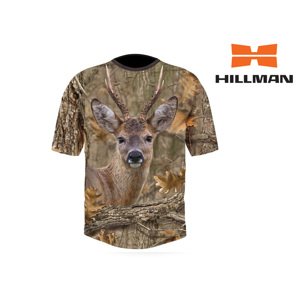 HILLMAN Gamewear 3D Myslivecké tričko bavlna DGT Srnec b. Kamufláž Velikost: 2XL