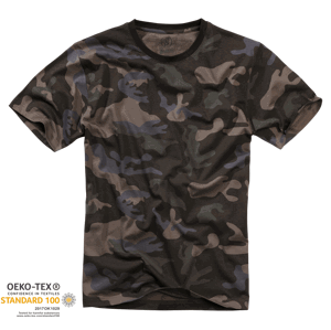 Tričko Brandit tmavá kamufláž Barva: darkcamo, Velikost: 4XL