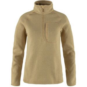 FJÄLLRÄVEN Övik Fleece Half Zip W, Dune Beige (vzorek) velikost: S