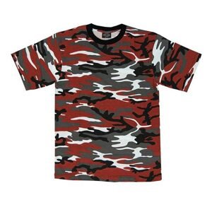 Triko krátký rukáv REDCAMO Barva: URBAN CAMO RED, Velikost: S