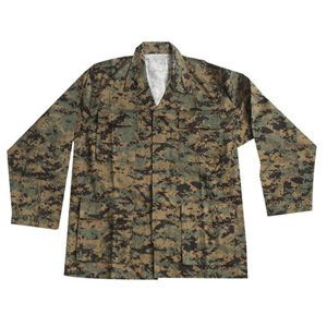 MIL-TEC® Blůza US typ BDU POLY DIGITAL WOODLAND Barva: DIGITAL WOODLAND - MARPAT, Velikost: S