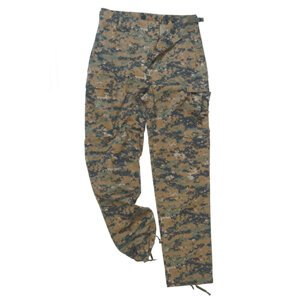 MIL-TEC® Kalhoty US BDU POLY polní DIGITAL WOODLAND Barva: DIGITAL WOODLAND - MARPAT, Velikost: L