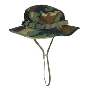 MIL-TEC® Klobouk US typ GI rip-stop WOODLAND Barva: US WOODLAND, Velikost: S