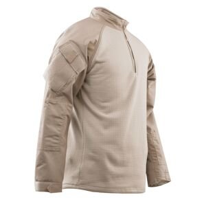 TRU-SPEC Košile taktická 1/4 zip COLD WEATHER KHAKI Barva: KHAKI, Velikost: M-L