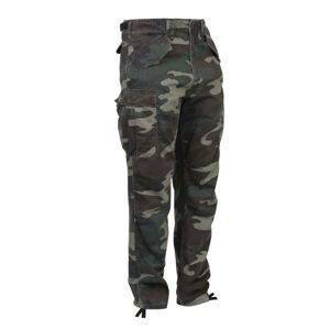 ROTHCO Kalhoty VINTAGE US M65 FIELD WOODLAND Barva: US WOODLAND, Velikost: L