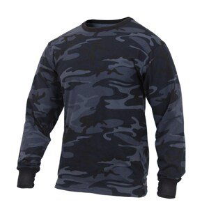 ROTHCO Triko s dlouhým rukávem MIDNIGHT BLUE CAMO Barva: Midnight BLUE CAMO, Velikost: 3XL