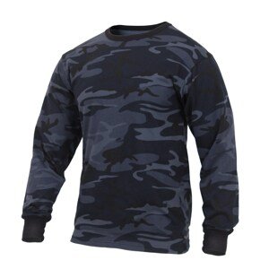 ROTHCO Triko s dlouhým rukávem MIDNIGHT BLUE CAMO Barva: Midnight BLUE CAMO, Velikost: M