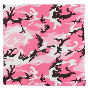 ROTHCO Šátek 55 x 55 cm PINK CAMO Barva: URBAN CAMO PINK