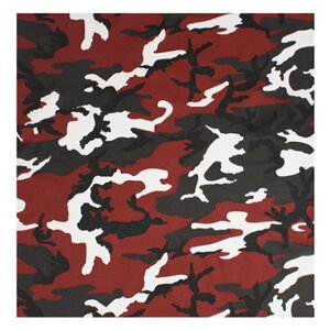 ROTHCO Šátek 55 x 55 cm ČERVENÁ RED CAMO Barva: URBAN CAMO RED