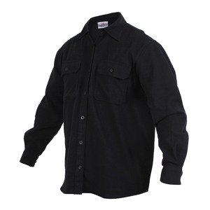 ROTHCO Košile dřevorubecká FLANNEL ČERNÁ Barva: Černá, Velikost: 4XL