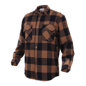 ROTHCO Košile dřevorubecká FLANNEL kostkovaná HNĚDÁ Barva: Hnědá, Velikost: 3XL