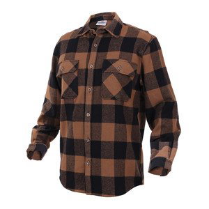 ROTHCO Košile dřevorubecká FLANNEL kostkovaná HNĚDÁ Barva: Hnědá, Velikost: XL