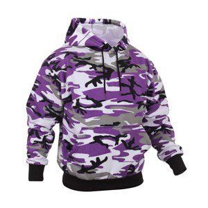 ROTHCO Mikina s kapucí ULTRA VIOLET CAMO Barva: URBAN CAMO VIOLET, Velikost: L