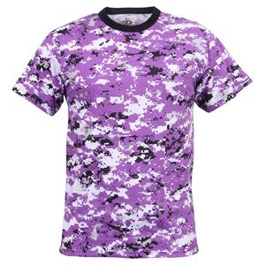 ROTHCO Triko DIGITAL VIOLET CAMO Barva: URBAN DIGITAL VIOLET, Velikost: XL