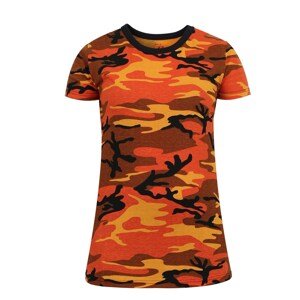 ROTHCO Triko dámské prodloužené SAVAGE ORANGE CAMO Barva: URBAN CAMO ORANGE, Velikost: XL