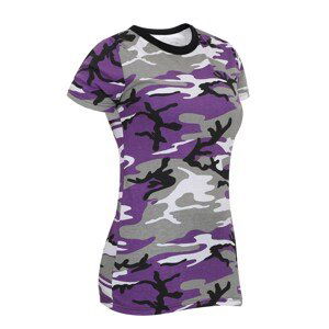 ROTHCO Triko dámské prodloužené ULTRA VIOLET CAMO Barva: URBAN CAMO VIOLET, Velikost: XL