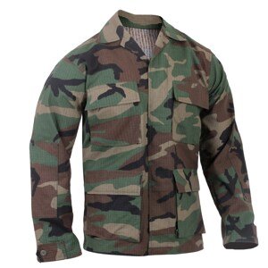 ROTHCO Blůza US typ BDU rip-stop WOODLAND Barva: US WOODLAND, Velikost: 3XL