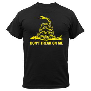 ROTHCO Triko DON´T TREAD ON ME ČERNÉ Barva: Černá, Velikost: 3XL