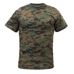 ROTHCO Triko DIGITAL WOODLAND Barva: DIGITAL WOODLAND - MARPAT, Velikost: 3XL