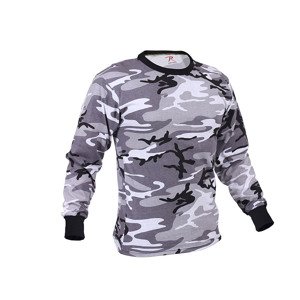 ROTHCO Triko s dlouhým rukávem METRO - URBAN Barva: URBAN CAMO METRO, Velikost: 3XL