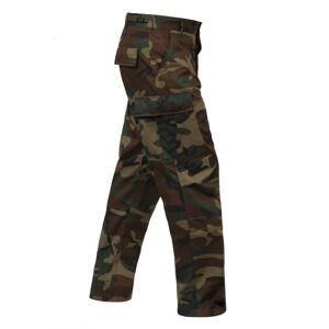 ROTHCO Kalhoty BDU WOODLAND Barva: US WOODLAND, Velikost: XS