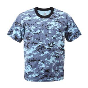 ROTHCO Triko SKY BLUE CAMO DIGITAL Barva: URBAN DIGITAL BLUE, Velikost: L