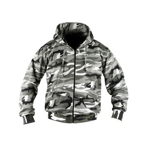 KOMBAT Mikina s kapucí URBAN-METRO Barva: URBAN CAMO METRO, Velikost: XL