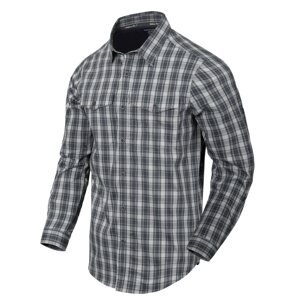 Helikon-Tex® Košile COVERT dlouhý rukáv FOGGY GREY PLAID Velikost: 3XL