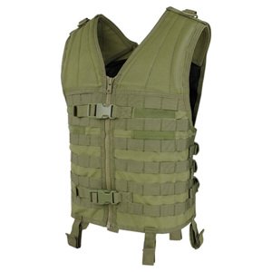 CONDOR OUTDOOR Vesta taktická MOLLE - MODULAR STYLE - ZELENÁ Barva: Zelená