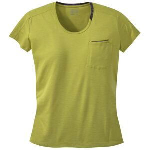 Outdoor Research Women's Chain Reaction Tee, citron heather velikost: M