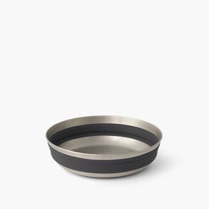 Miska Sea to Summit Detour Stainless Steel Collapsible Bowl velikost: L, barva: černá