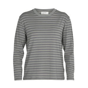 dámské merino triko dlouhý rukáv ICEBREAKER Wmns 150 LS Crewe Stripe, Drift (vzorek) velikost: M