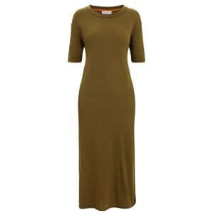 ICEBREAKER Wmns Granary Tee Dress, Algae (vzorek) velikost: S