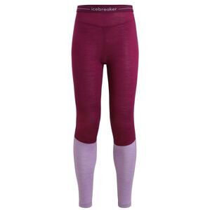 ICEBREAKER Wmns 125 ZoneKnit Leggings, Go Berry/Purple Gaze/Cb (vzorek) velikost: S