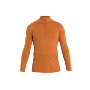 ICEBREAKER Mens ZoneKnit 260 LS Half Zip, Earth/Solar/Cb (vzorek) velikost: M