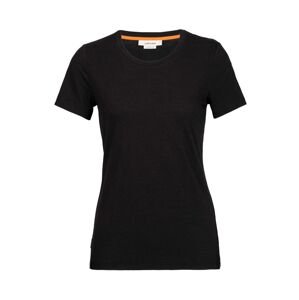 dámské merino triko krátký rukáv ICEBREAKER Wmns Central Classic SS Tee, Black (vzorek) velikost: S