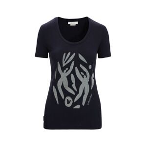 ICEBREAKER Wmns Tech Lite II SS Scoop Tee Nature Celebration, Midnight Navy (vzorek) velikost: S