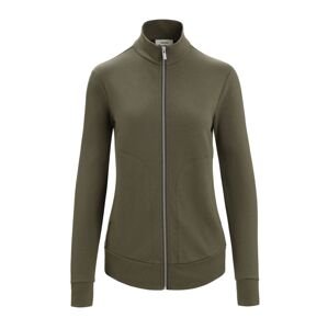 ICEBREAKER Wmns Central Classic LS Zip, Loden (vzorek) velikost: S