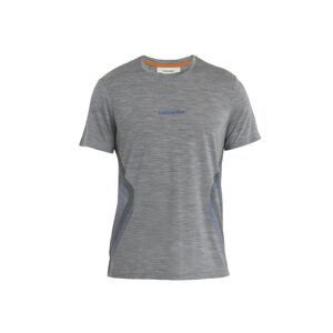 ICEBREAKER Mens Merino 125 Cool-Lite Sphere II SS Tee Syn, Metro Heather (vzorek) velikost: M