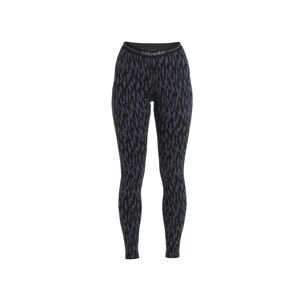 ICEBREAKER Wmns Merino 260 Vertex Legging Macro Forms, Graphite/Black/J (vzorek) velikost: S