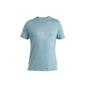 ICEBREAKER Mens Merino 125 Cool-Lite™ Sphere III SS Tee Vision Grid, Cloud Ray (vzorek) velikost: M