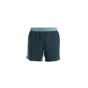 ICEBREAKER Mens Merino 125 ZoneKnit™ Speed 6" Shorts, Fathom Green/Cloud Ray/Cb (vzorek) velikost: M