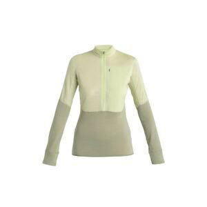 ICEBREAKER Wmns Merino 200 Realfleece™ Descender LS Half Zip, Glazn (vzorek) velikost: S